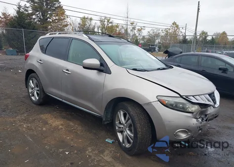 2009 Nissan Murano Le z USA, uszkodzony, nr VIN JN8AZ18W19W133485